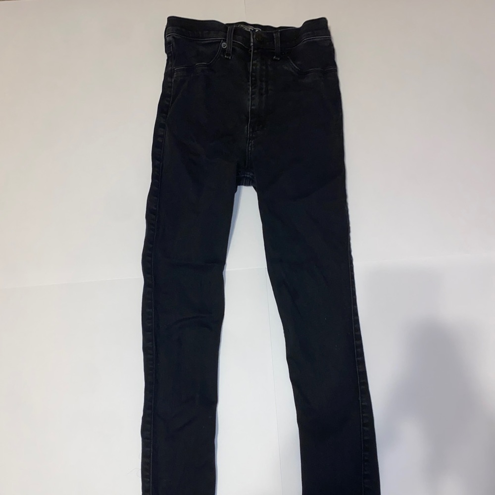Abercrombie and Fitch black skinny jeans